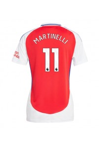 Fotbalové Dres Arsenal Gabriel Martinelli #11 Dámské Domácí Oblečení 2024-25 Krátký Rukáv